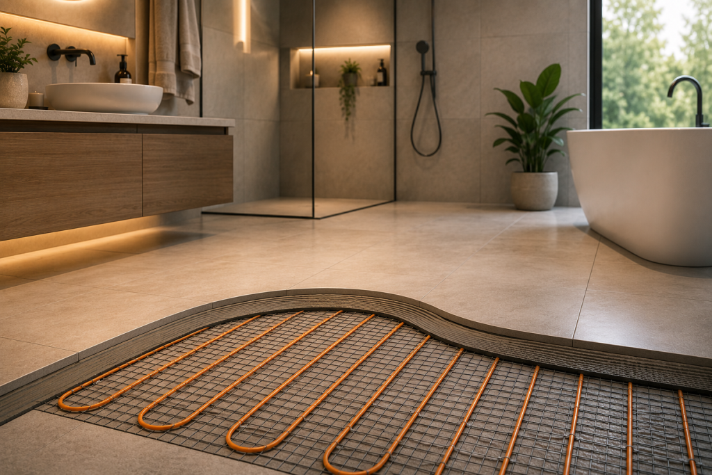 why floor heating is a smart investment for australian bathrooms